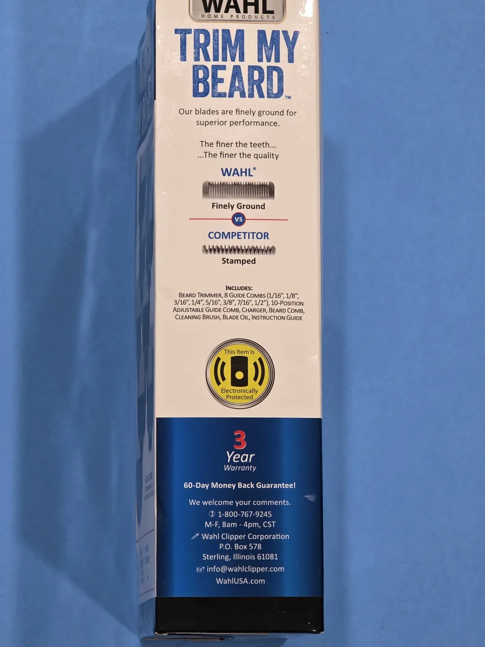 Wahl Trim My Beard Trimmer - Cord/Cordless - 19 Cutting Lengths Mod.9891 New